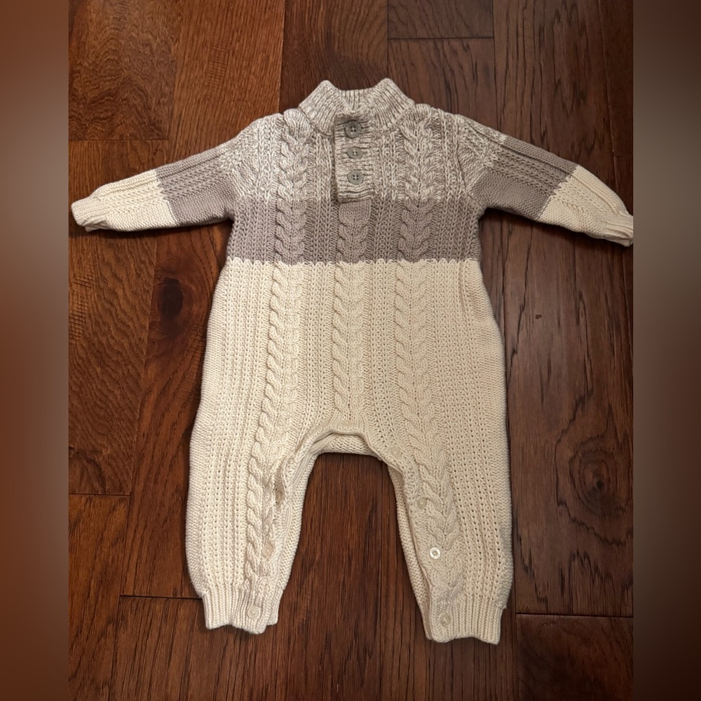 Baby Gap Sweater Romper 6-12 months